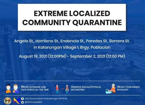 Muntinlupa places 5 areas in Katarungan Village under lockdown.